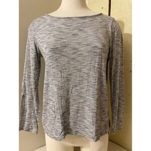 Madewell Womens Size Small Striped Long Sleeve Top, Boat Neck,‎ Casual